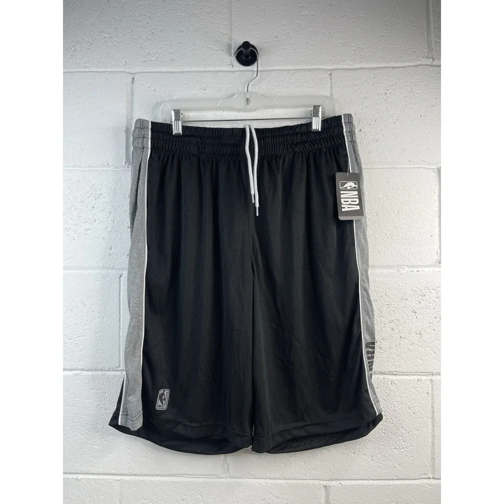 Men's sport short Size XL NBA Black /Gray elastic waist Style NWT